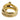 Victorian 14k yellow gold snake ring