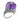 Art Deco carved amethyst diamond 14k white gold filigree ring Rings Jack Weir & Sons