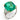 French Mid Century AGL 8.72 carat Colombian emerald diamond ring Rings Jack Weir & Sons