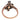 Victorian GIA natural pearl diamond 14k rose gold and silver ring