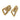 Buccellati vintage 18k yellow and white gold braided earrings