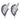 French Mid Century 3.00 carat sapphire 18k white gold leaf earrings Earrings Jack Weir & Sons