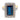 French Art Deco GIA 4.00 carat sapphire diamond 18k yellow gold platinum ring