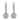 Italian pavé black and white diamond 18k white gold interchangeable earrings
