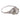 Art Deco GIA 1.00 carat diamond 18k white gold filigree ring
