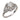 Art Deco GIA 0.93 carat old mine cut diamond platinum engagement ring