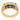 Vintage 2.50 carat sapphire diamond 14k yellow gold band ring
