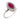 Mid Century 1.23 carat ruby diamond platinum cluster ring Rings Jack Weir & Sons