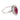 Mid Century 1.23 carat ruby diamond platinum cluster ring Rings Jack Weir & Sons