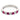 Vintage ruby diamond 14k white gold ring