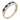 Vintage sapphire diamond 14k white gold band Rings Jack Weir & Sons