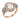 GIA 2.01 carat D flaweless diamond 18k rose gold and platinum ring