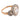 GIA 2.01 carat D flaweless diamond 18k rose gold and platinum ring