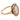 Victorian GIA 1.51 carat diamond 14k yellow gold cluster ring