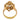 Victorian GIA 1.80 carat diamond 18k yellow gold cluster ring