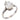 French Art Deco GIA 1.72 carat diamond 18k white gold engagement ring