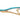 Contemporary turquoise diamond 18k yellow and white gold necklace