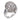 Vintage 5.04 carat diamond platinum bombe ring