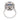 Vintage GIA 1.50 carat no heat sapphire diamond platinum cocktail ring / pendant