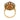 Vintage 7.70 carat fire opal sapphire diamond 14k yellow gold cluster ring