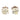 Vintage 2.00 carat round brilliant cut diamond 14k white gold stud earrings