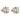 Vintage 2.00 carat round brilliant cut diamond 14k white gold stud earrings