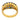 Vintage sapphire diamond 18k yellow gold ring