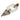 Art Deco diamond crystal silver and low karat gold arrow brooch