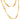 Victorian 18k yellow gold bar link chain necklace