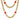 Vintage  textured 18k yellow gold coral necklace