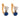 Edwardian sapphire diamond 18k yellow gold platinum earrings