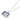 Contemporary 3.20 carat sapphire diamond 14k white gold necklace