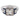 Art Deco style diamond sapphire 14k white gold ring