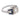 Art Deco style diamond sapphire 14k white gold ring