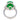 Vintage 9.27 carat jade diamond 18k white gold cocktail ring