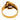Vintage Gucci white enamel 18k yellow gold belt buckle ring