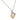 Vintage diamond 18k white and yellow gold heart necklace