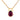 Vintage 15.50 carat rhodolite garnet 14k yellow gold bezel set necklace Necklaces Jack Weir & Sons