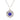 Vintage 4.30 carat tanzanite diamond 14k white gold necklace Necklaces Jack Weir & Sons