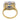 AGL 3.06 carat Ceylon sapphire diamond 18k yellow gold platinum ballerina ring