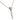 Lugano diamond 18k white gold golf tee pendant necklace Necklaces Lugano