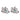 Cartier French Panthere De Cartier diamond emerald sapphire platinum earrings