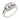Vintage diamond 18k white gold band ring Rings Jack Weir & Sons