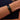 Cartier Paris gold plated with black leather strap buckle Tank watch