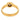 Vintage round brilliant cut diamond 14k yellow gold bezel set ring
