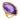 Vintage 28.00 amethyst diamond 14k yellow gold ring