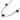 Bvlgari vintage diamond onyx 18k white gold necklace