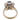 Mid Century 2.55 carat blue sapphire diamond 18k white gold ballerina ring Rings Jack Weir & Sons