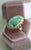 Edwardian Carved Jade Gold ring  Jack Weir & Sons   