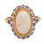 Belle Époque Opal and Diamond 18k Yellow Gold Platinum Cluster Ring Rings Jack Weir & Sons   